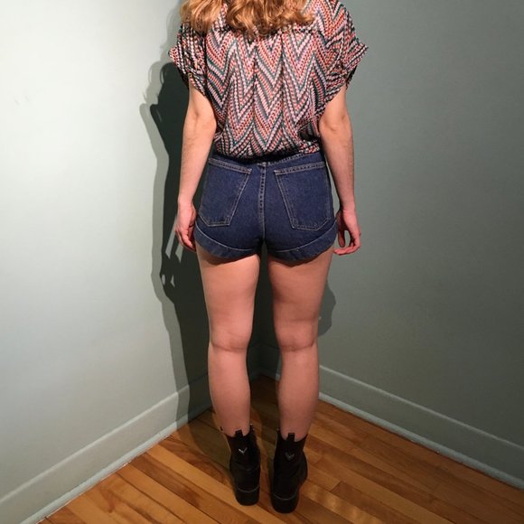 Olive & Oak multi-colored short sleeve top - Picture 6 of 6